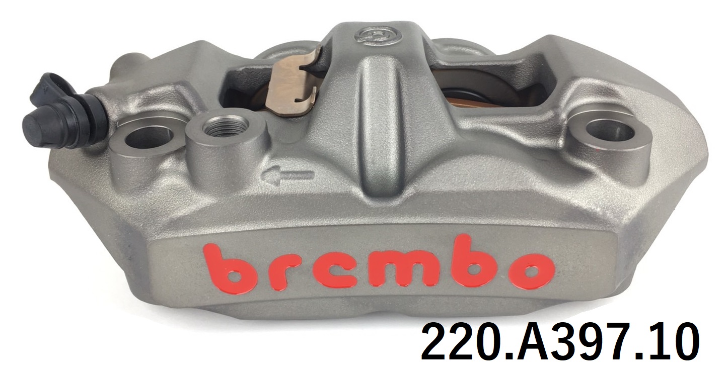 ブレンボ BREMBO M4 モノブロック キャリパー P4 ブラック 220.A397.50 ...